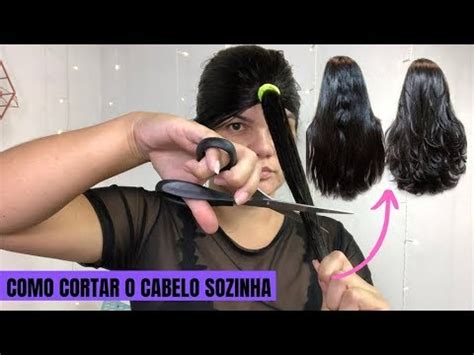 Cortar O Cabelo Sozinha Em Camadas - Como cortar o cabelo sozinha em CAMADAS e em U - Cute Hair Alone - YouTube