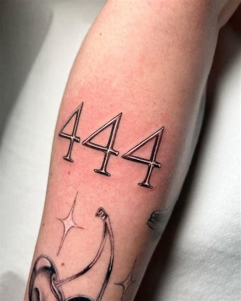 22 Powerful 444 Tattoo Ideas That Symbolize Divine Guidance