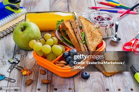 Healthy Kids Lunchbox High-Res Stock Photo - Getty Images