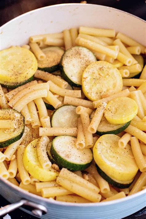 Summer Squash Pasta - Southern Plate