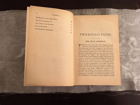 Twice Told Tales by Nathaniel Hawthorne - Etsy