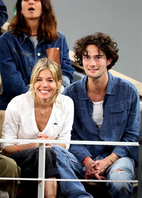 SIENNA MILLER and Oli Green at French Open 2022 at Roland Garros in