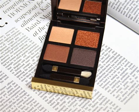 Tom Ford Cognac Sable Eye Color Quad Review + Swatches