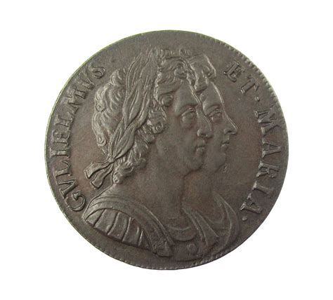 William & Mary 1694 Halfpenny - EF – Coopers Coins