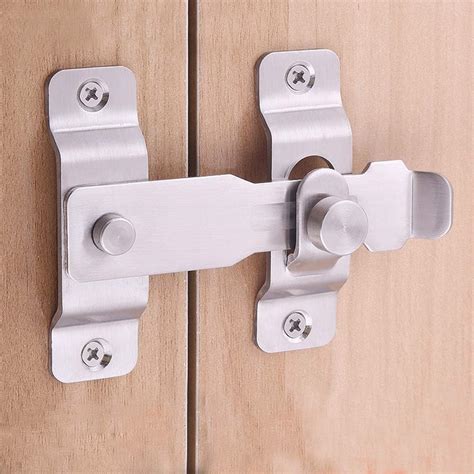 padlock clasp shed door lock hatch hasp safety gate latch stainless