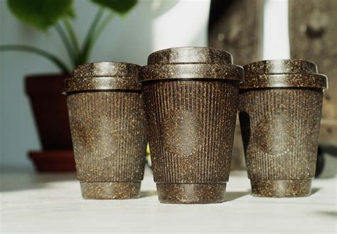 Переработка дня: Кофейные кружки и тамблеры из кофейной гущи - Recycle