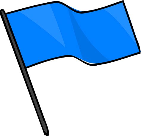 Blue Flag Wind - Free vector graphic on Pixabay