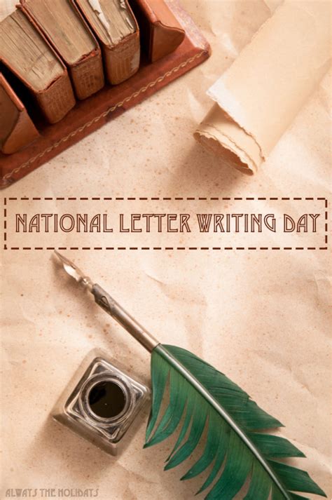 national letter writing day celebrate  history  letter writing
