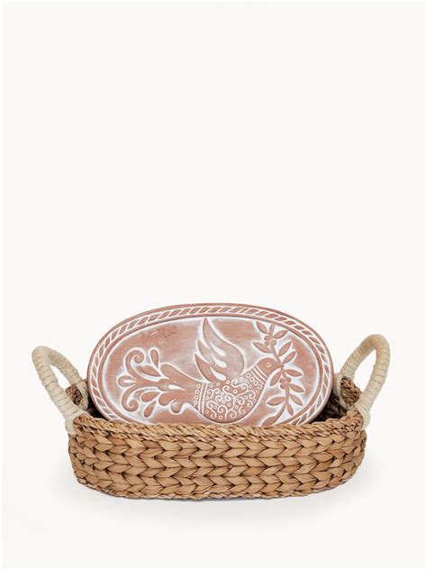 Bread Warmer & Basket - Bird Oval – 💌 CEO of home MANAGEMENT 💌