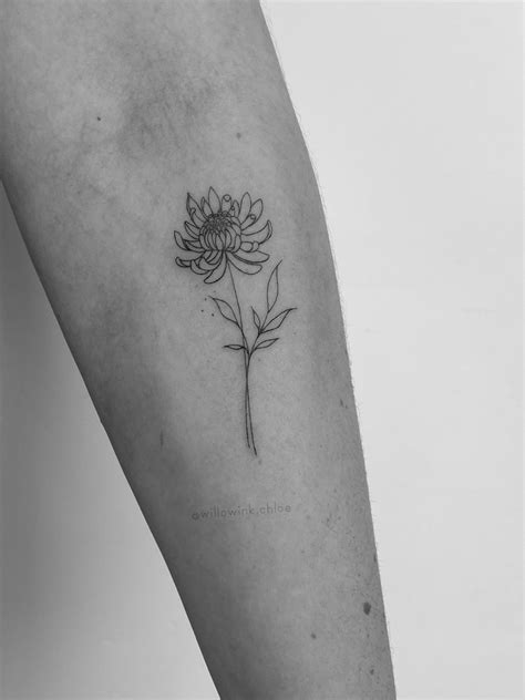 Chrysanthemum tattoo – Artofit