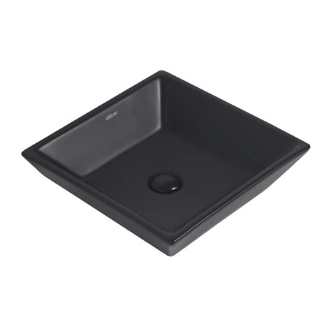 Раковина накладная ABBER Rechteck AC2214MB черная матовая Купить в ...