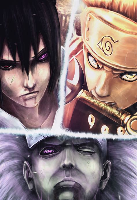 Naruto and Sasuke vs Madara! Final Battle – Naruto 673 | Daily Anime Art