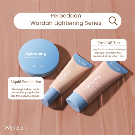 perbedaan liquid foundation  fresh bb tint wardah lightening series