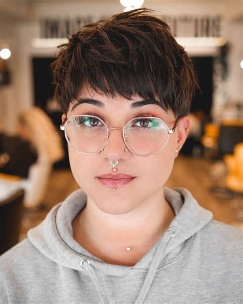 messy pixie cuts full  natural charm
