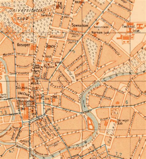 Kharkov Map Kharkiv Old Map Print Map of Kharkov ukraine - Etsy