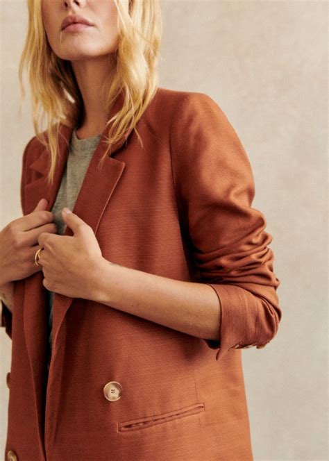 Chelsea Jacket - Caramel - Viscose - Octobre Éditions