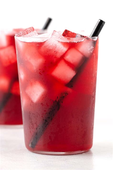 Strawberry Hibiscus Iced Tea - Oh, How Civilized