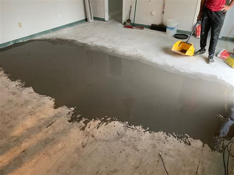 how long does self leveling concrete take to dry