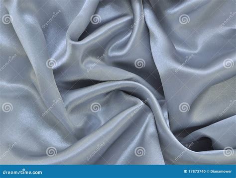 Silver Satin stock photo. Image of flowing, folds, fabric - 17873740