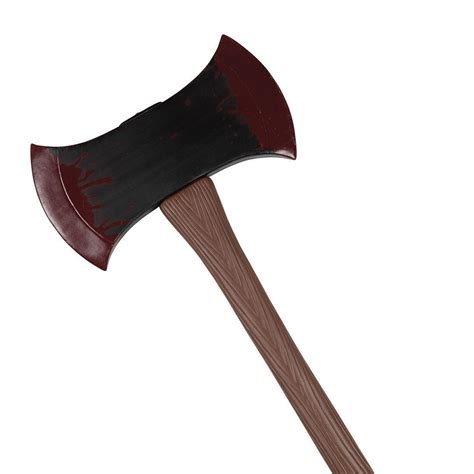 Horror/Halloween dubbele bijl - 76 cm - kunststof - verkleed wapens ...