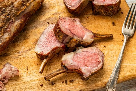 Smoked Rack of Lamb on a Traeger - Simply Meat Smoking