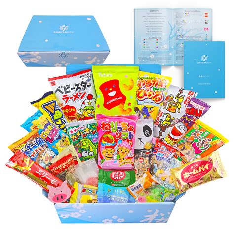 Sakura Box Japanese Snacks And Candy 30 Piece Dagashi Set | Desertcart