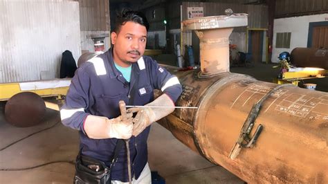 smaw welding header  branch  pipe welding   fabrication