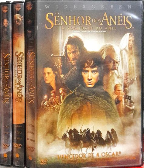 Box Senhor Dos Aneis - DVD Original Box Trilogia O Senhor dos Anéis - Higino Cultural
