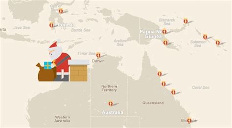 Track Santa Live this Christmas with a NORAD iPhone App, Google, or Bing