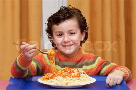 child eating stock image colourbox