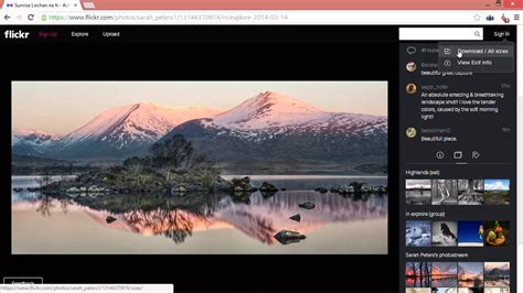 Как скачать фото с Flickr и других сайтов - YouTube