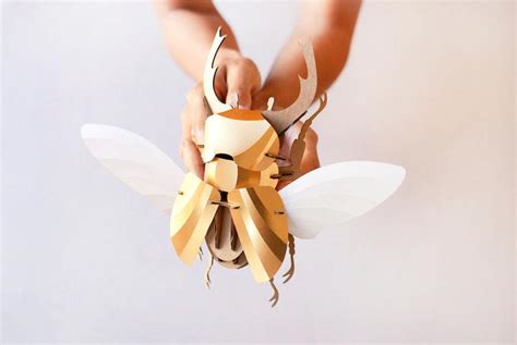 Необычные 3D-пазлы из бумаги, из которых можно собрать просто просто ...