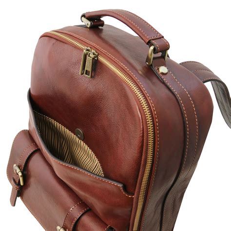 Leather Laptop Backpack - Nagoya - Domini Leather