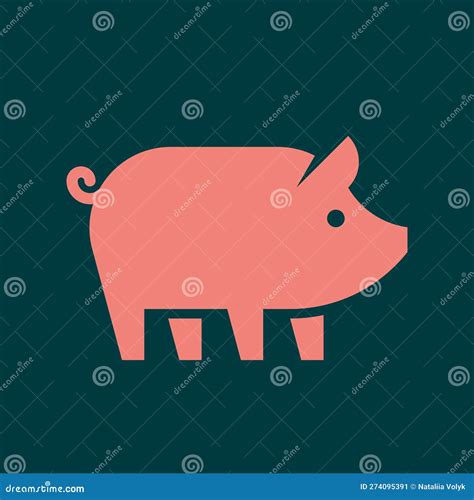 Pig Logo stock vector. Illustration of natural, emblem - 274095391