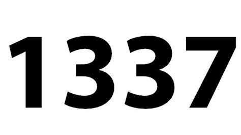 Zahl 1337