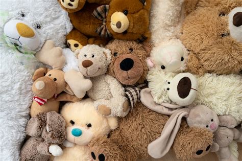 Пушистая текстура игрушки крупным планом | Бесплатно Фото