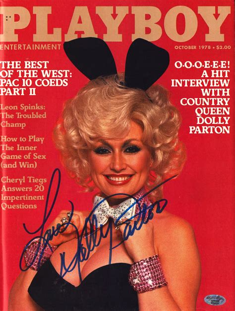 Dolly Parton signed Playboy Magazine October 1978 (18+ only adults