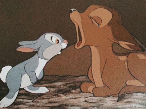 Thumper & Bambi (1942) | Old disney movies, Bambi disney, Disney artwork