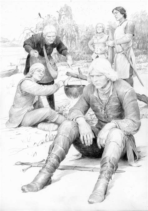 Illustrations by Denis Gordeev (com imagens) | Witcher, Illustration ...