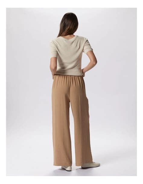 Vero Moda Liara Wide Pant in Beige | MYER
