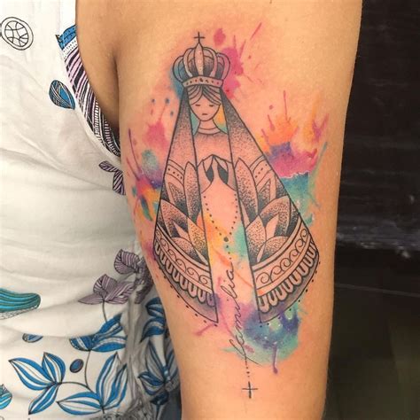 Imagens De Nossa Senhora Para Tatuar - Tatuagem de Nossa Senhora: inspirações para mostrar devoção ...