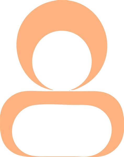 orange color profile icon  vector art  vecteezy
