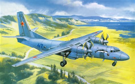 Ан-26 - первый советский турбовинтовой транспортный самолёт