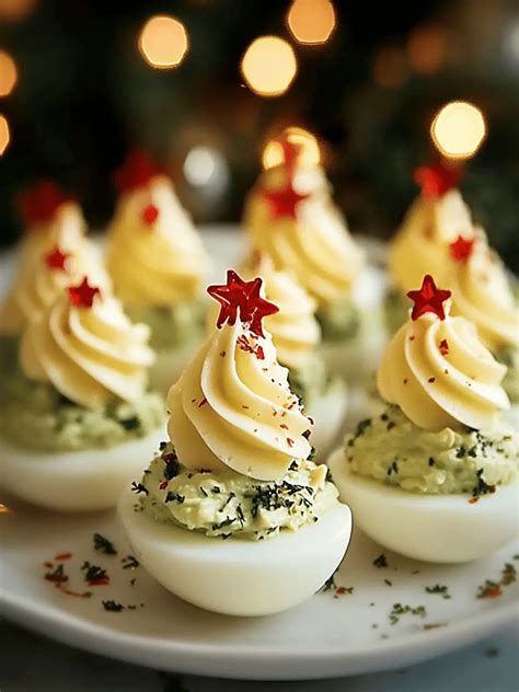 deviled egg christmas tree 7