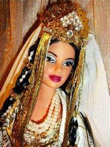 Queen Esther Of Persia ~ Dark version Barbie Doll ooak bible character