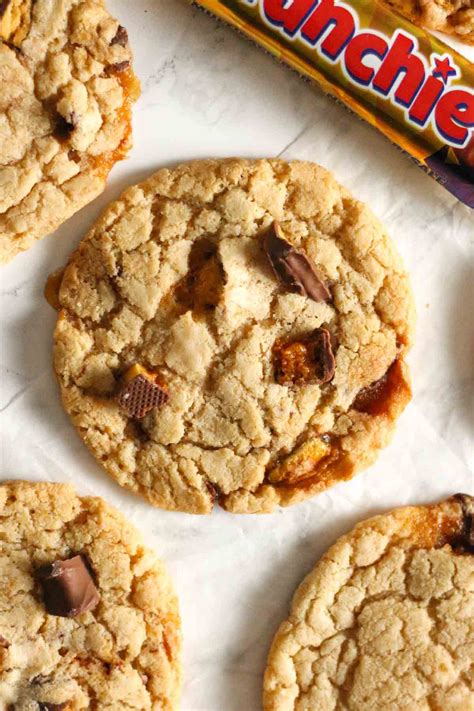 Cadbury Crunchie Cookies