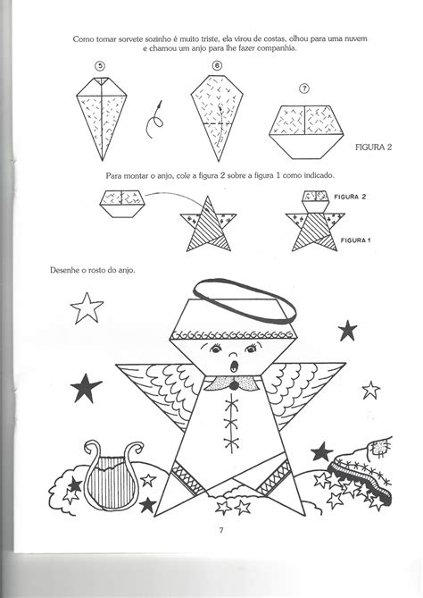 Dobradura De Natal Para Imprimir - Professora Indira: Dobradura de Natal
