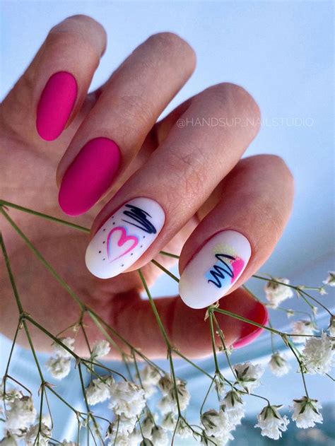 Маникюр 2020 in 2024 | Nails, Valentine, Photo and video
