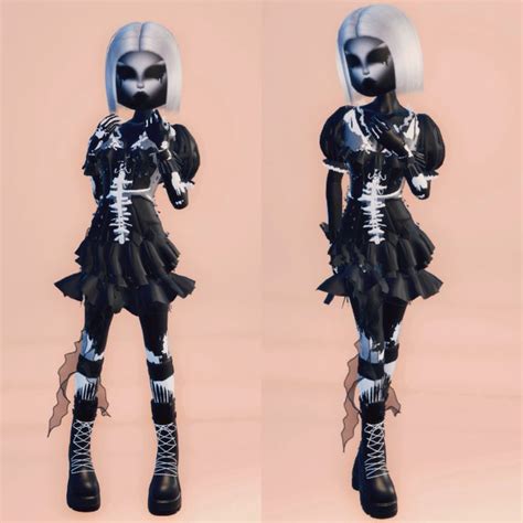 Skeleton, halloween, trick or treat, dress to impress themed outfit ...