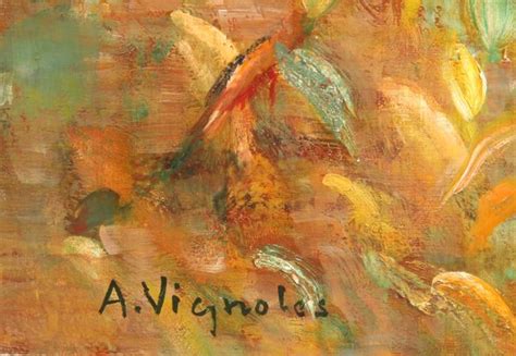 Andre Vignoles, Paysage d'Automne, Oil Painting